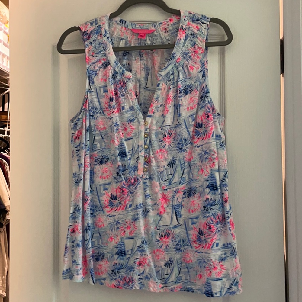 XL Lilly Pulitzer sleeveless Essie top